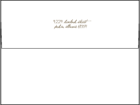 Drawing Room Letterpress Envelope Design Small