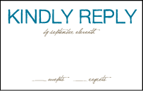 Drawing Room Letterpress Reply Postcard Front Design Small