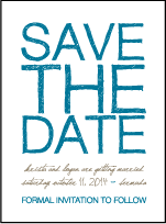 Drawing Room Letterpress Save The Date Design Small