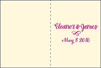 Eleanor Letterpress Program Design Small