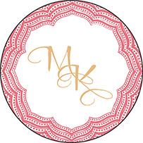 Elegant Monogram Letterpress Coaster Design Small