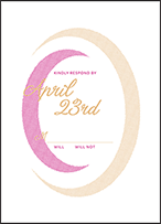 Ellisse Letterpress Reply Design Small