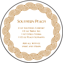 Emile Letterpress Coaster Design Small