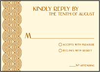 Emile Letterpress Reply Design Small