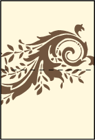Empire Letterpress Placecard Fold Design Small