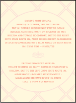 Enya Letterpress Direction Design Small