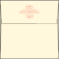 Enya Letterpress Envelope Design Small