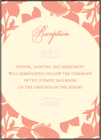 Enya Letterpress Reception Design Small
