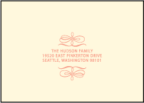 Enya Letterpress Reply Envelope Design Small