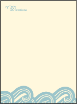 Erte Beach Letterpress Direction Design Small