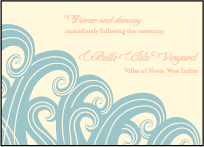 Erte Beach Letterpress Reception Design Small