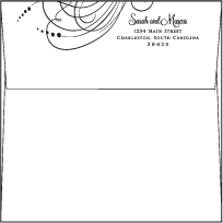 Evelyn Letterpress Envelope Design Small