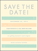 Farmstand Letterpress Save The Date Design Small