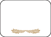 Fidelia Letterpress Placecard Flat Design Small