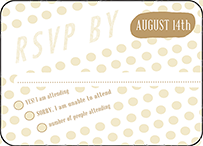 Fidelia Letterpress Reply Design Small