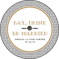 Fitzgerald Letterpress Coaster Design Small