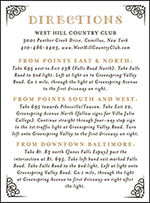 Fitzgerald Letterpress Direction Design Small