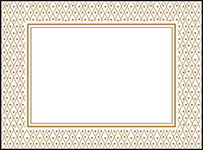 Fitzgerald Letterpress Placecard Flat Design Small