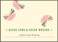 Flit Letterpress Reception Design Small