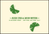Flit Letterpress Reply Envelope Design Small