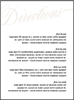 Florian Script Letterpress Direction Design Small