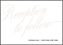 Florian Script Letterpress Reception Design Small
