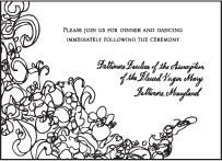 Flourish Letterpress Reception Design Small