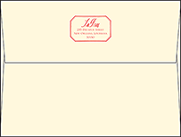 French Quarter Letterpress Envelope Design Small