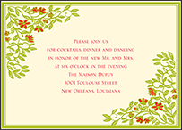 French Quarter Letterpress Reception Design Small