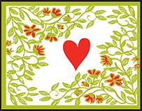 French Quarter Letterpress Stamp Design Small
