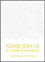 Fresh Letterpress Reception Design Small
