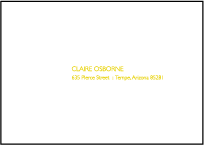 Fresh Letterpress Reply Envelope Design Small
