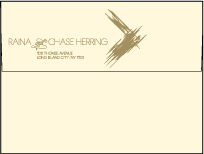 Fugue Letterpress Envelope Design Small