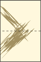 Fugue Letterpress Placecard Fold Design Small