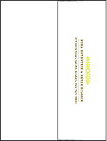 Garden Vine Letterpress Envelope Design Small