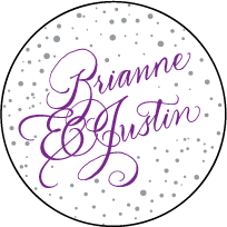Gilded Romance Letterpress Coaster Design Small