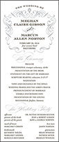 Gilford Letterpress Program Tea Design Small