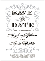 Gilford Letterpress Save The Date Design Small