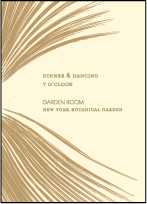 Glamorous Blooms Letterpress Reception Design Small