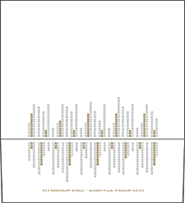 Glitterati Letterpress Envelope Design Small
