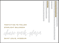Glitterati Letterpress Reception Design Small