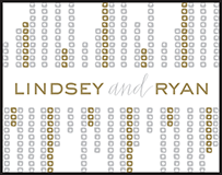 Glitterati Letterpress Stamp Design Small