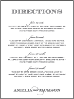 Gracelyn Vintage Letterpress Direction Design Small