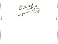 Gracieux Letterpress Envelope Design Small
