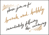 Gracieux Letterpress Reception Design Small