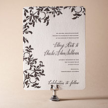 Gramercy Letterpress Invitation Design Small