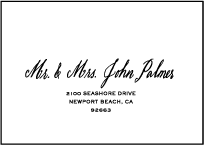 Gramercy Letterpress Reply Envelope Design Small