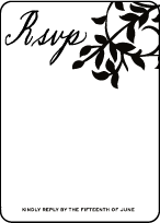 Gramercy Letterpress Reply Design Small