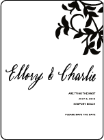 Gramercy Letterpress Save The Date Design Small