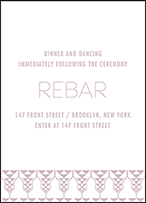 Greyson Letterpress Reception Design Small